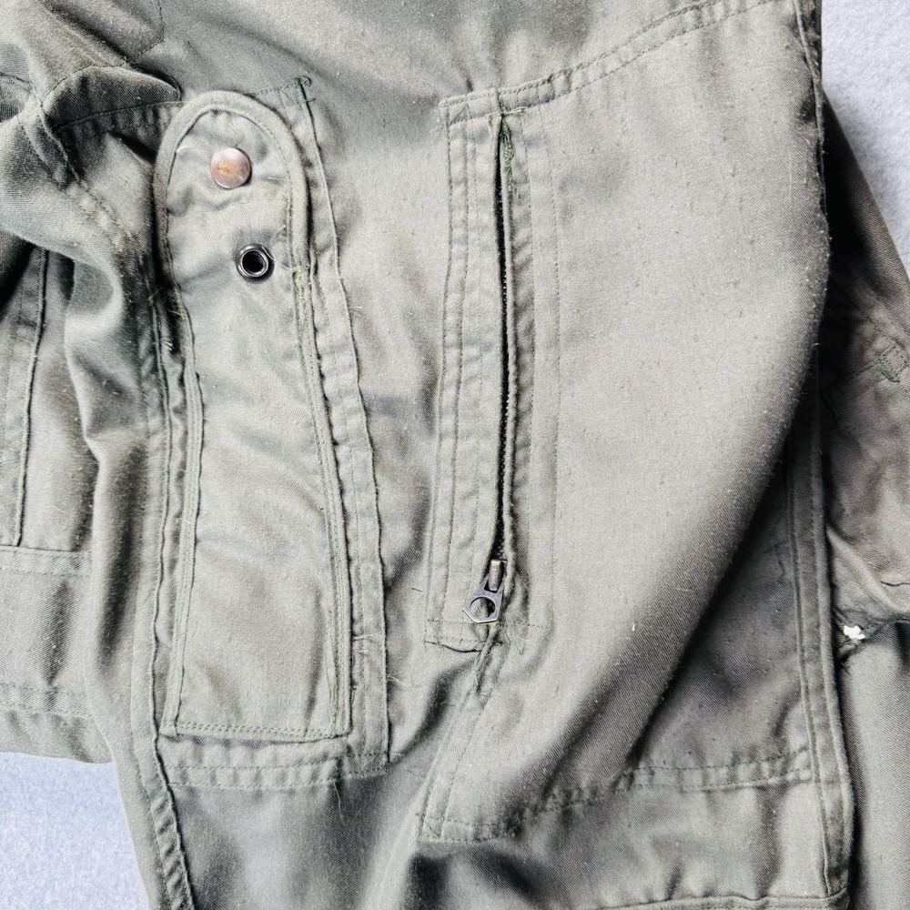 Vintage US Military Flyers Coveralls Mens 38R CWU-27/P Flight Suit 70s Olive - Picture 8 of 16
